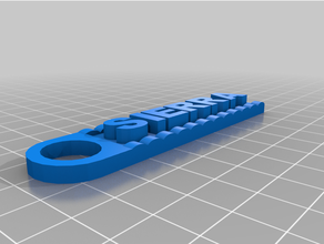 sierra porte clés 3d impression 3d print model - Mito3D
