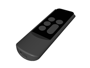 Pomme tv éloigné manche électronique contrôle titulaire soutien 3d print model - Mito3D
