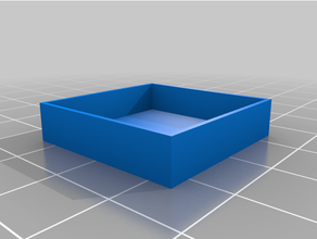 semplice 1 pollice scatola coperchio attrezzo titolari scatole calibrazione test Conservazione Stampa cassetta degli attrezzi 3d print model - Mito3D