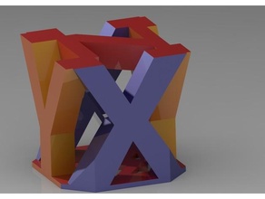 xyzcool étalonnage torture cube 3d impression tests pontage tester refroidissement surplomb imprimante rétraction retraction test cordage 3d print model - Mito3D