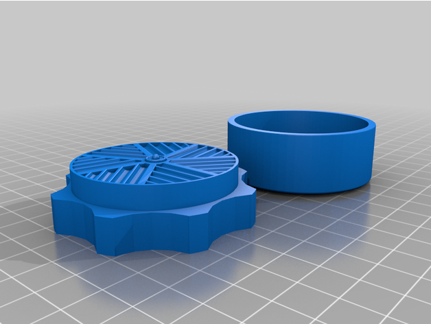 herb grinder gadgets 3D print model - Mito3D