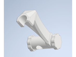 Dusche Kopf Halter Unterstützung duschkopfhalter 18mm Badezimmer 3d print model - Mito3D