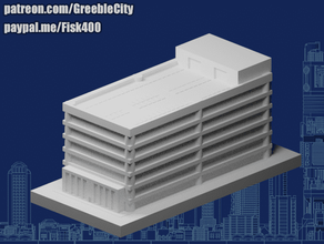 greeblecity parking house large buildings & structures 3d print model - Mito3D