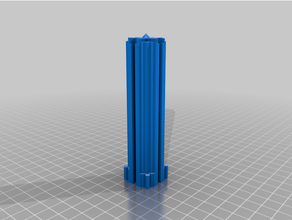 column 4-way buildings & structures architecture gothic tabletop warhammer 3d print model - Mito3D