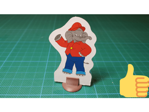 benjamin bl mchen leiterspiel papp halter toy & game accessories blmchen fusion 360 3d print model - Mito3D