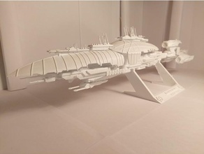 recusant class light destroyer 1 2250 vehicles ship spaceship star wars vessel 3d print model - Mito3D