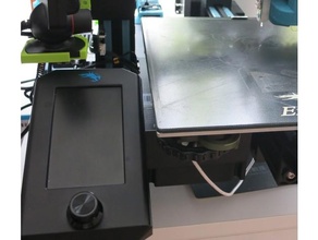 ender 3 v2 monitor lcd montar izquierda 3d impresora partes 3d print model - Mito3D