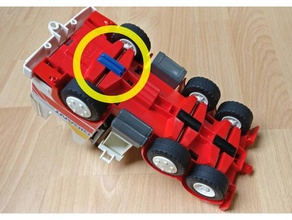 Playmobil kamyon aks klipler achshalter oyuncaklar oyunlar değiştirme 3d print model - Mito3D