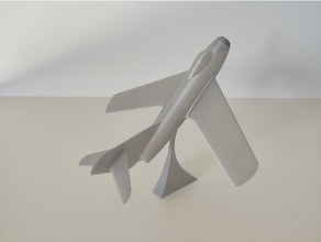 simple mig-15 kit vehicles aircraft airplane fighter jet mig 15 plane soviet spiralized vase mode 3d print model - Mito3D