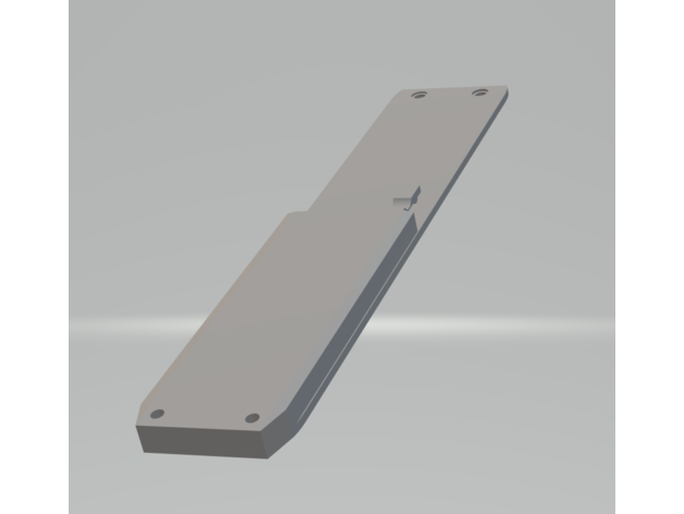 fhw Diresta squelette couteau cercueil fourreau sangle trous main outils Rose 3D print model - Mito3D