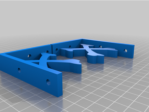crossed bones shelf bracket decor 3d print model - Mito3D