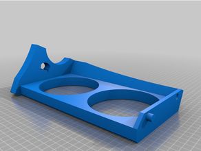 angled cat bowl holder pets 3d print model - Mito3D