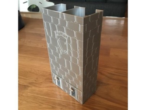 carcassonne tile tower games 3d print model - Mito3D