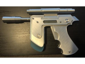 Blake's 7 Scorpion agrafe pistolet blaster accessoires blakes7 blakes 3d print model - Mito3D