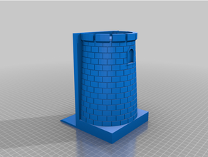 rookend organization bookend bookshelf castle 3d print model - Mito3D