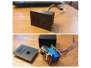 esp32-cam wall mount case electronics 3d print model - Mito3D