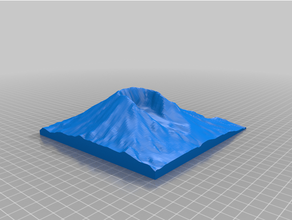 montieren st Helens Berg Seattle 3d print model - Mito3D