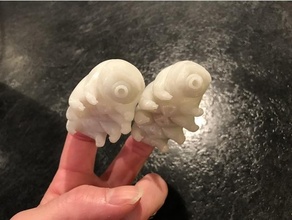 Tardigrade dedo fantoche animais 3d print model - Mito3D