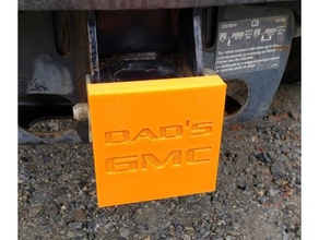gmc hitch receiver cap automotive truck reece trailer 3d print model - Mito3D