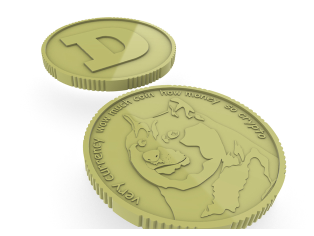 dux moneda 3d impresión criptomoneda memes 3D print model - Mito3D