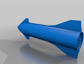 spacex starship sn10 3d printing 3d print model - Mito3D
