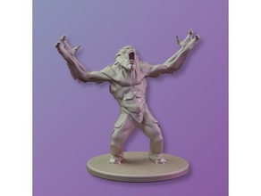 troll skyrim creature dungeon draghi miniatura 3d print model - Mito3D
