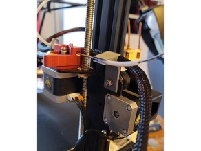 ender 3 extrusora guía rail doble engranaje 3d impresora partes v2 3v2 filamento 3d print model - Mito3D