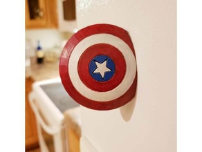 captain america shield magnet props avengers fridge marvel 3d print model - Mito3D