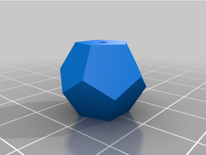 dodecaedro pendente Fai 3d print model - Mito3D