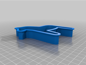 horse cookie cutter kitchen & dining 3d print model - Mito3D