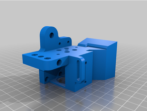 trianglelab dragon + orbiter bltouch ender3 3d printer parts 4010 blower fan 4020 40mm 5015 duct radial axial levelling mount creality ender 3 created freecad hotend extruder triangelab 3d print model - Mito3D