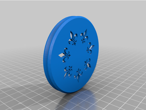 rueda reto escornabot - flor lis robotics flower retoescornarueda 3d print model - Mito3D