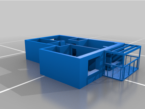 appartamento modulare Bambola Casa miniatura Modelli 3d print model - Mito3D