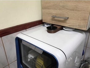offset funnel klarstein amazonia mini dishwasher kitchen & dining dishware funnels 3d print model - Mito3D
