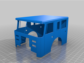 1 25 scale fire truck cab hobby 3d print model - Mito3D