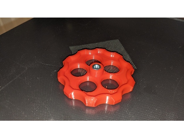 ender 3 letto livello ruota nyloc Noce 3d stampante parti livellamento pro nylock 3D print model - Mito3D