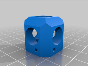 test cube good internal sizing 3d printing 3d print model - Mito3D