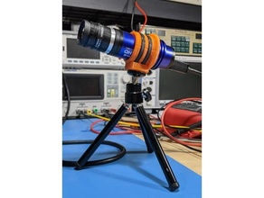 qhy5iii astronomie caméra fil monter physique qhy qhy5 3d print model - Mito3D