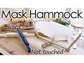 masque hamac cuisine manger dîner crochet déjeuner repas supporter 3d print model - Mito3D