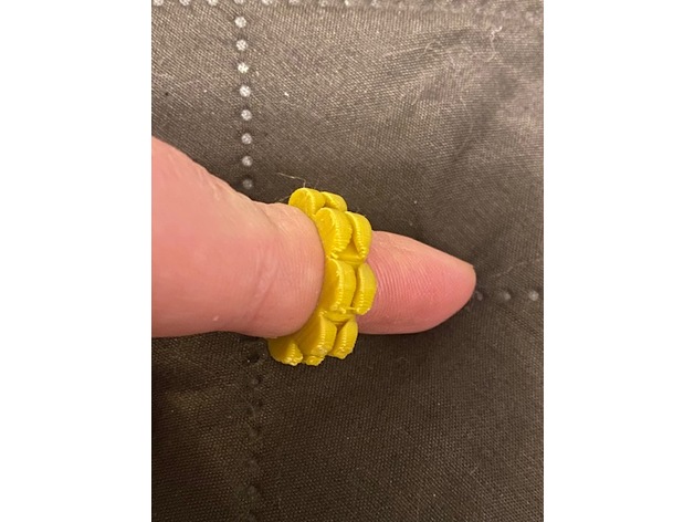 crochet ring hobby 3D print model - Mito3D