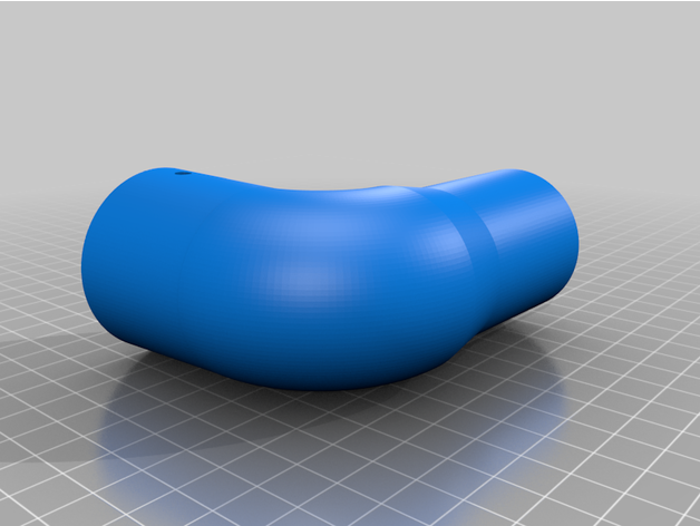 aspirazione gomito parti d aspiration 3D print model - Mito3D