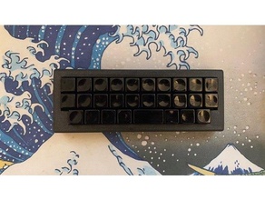 alpha hipro case diy cherry mx handwired keyboard keyboardcase mechanical 3d print model - Mito3D