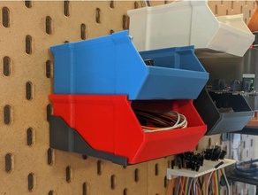 ikea skadis mensola impilabile scatola contenitori contenitore 3d print model - Mito3D