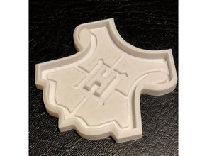 poudlard biscuit timbre cuisine manger coupeur harry potier 3d print model - Mito3D