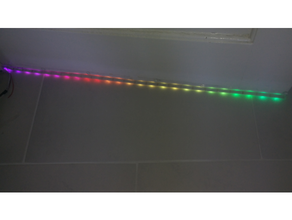 led strip light bar door decor 3d print model - Mito3D