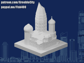 greeblecity fall onion dome buildings & structures 3d print model - Mito3D