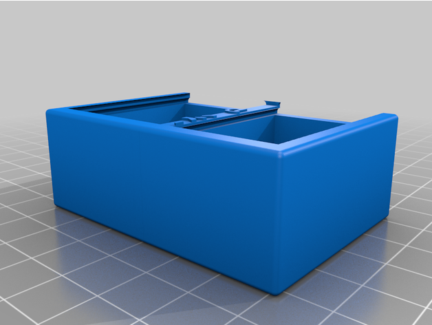 caja transporte 2 boros  billetbox billet box 3D print model - Mito3D