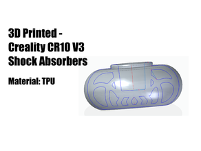 creality cr10 v3 shock assorbitori 3d stampante Accessori ammortizzatore ammortizzatori anti vibrazione 3d print model - Mito3D