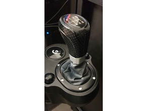 cubo BMW personalizadas botão Logitech g29 shifter automotivo adaptador 3d print model - Mito3D