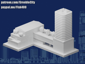 Greeblecity tetromino serie edificios estructuras 3d print model - Mito3D